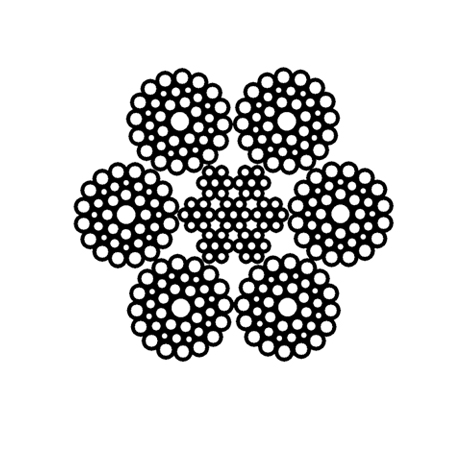 Paralell lay wire rope