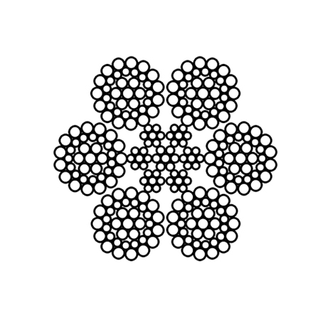 Paralell lay wire rope
