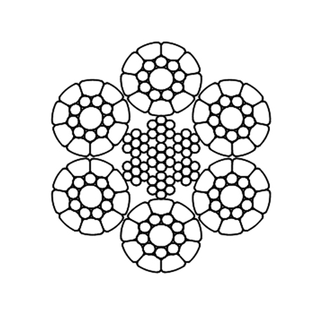 Triangular strand wire rope