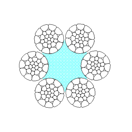 Triangular strand wire rope