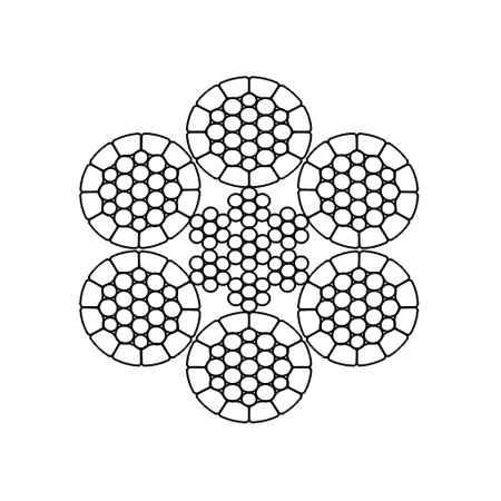 Triangular strand wire rope
