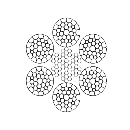 Triangular strand wire rope