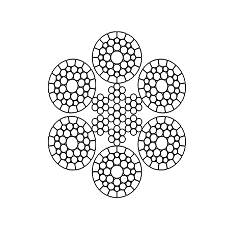 Triangular strand wire rope