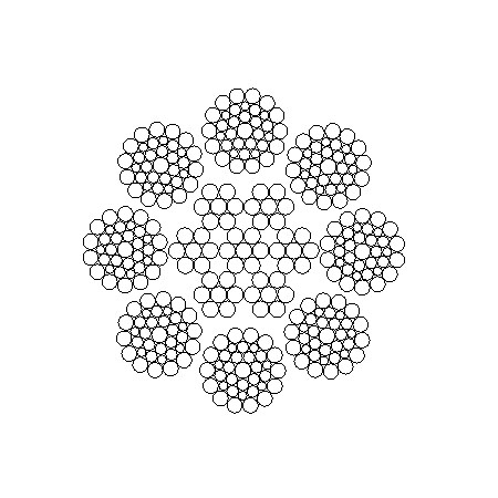 Large diameter wire rope