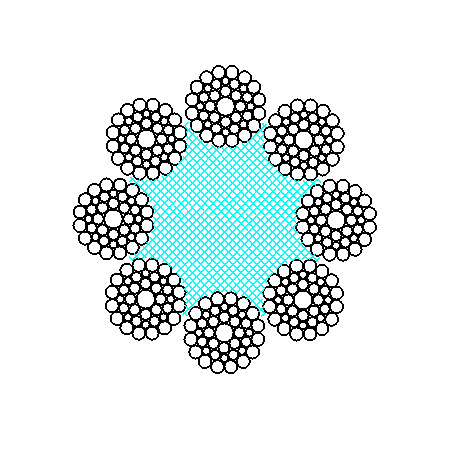 Large diameter wire rope