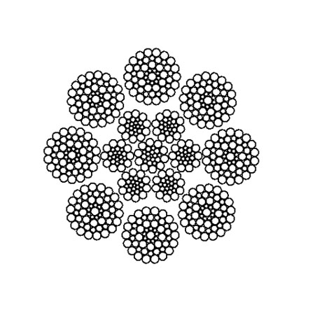 Large diameter wire rope
