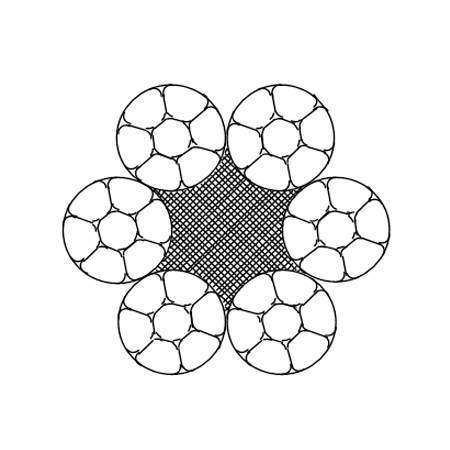 Triangular strand wire rope
