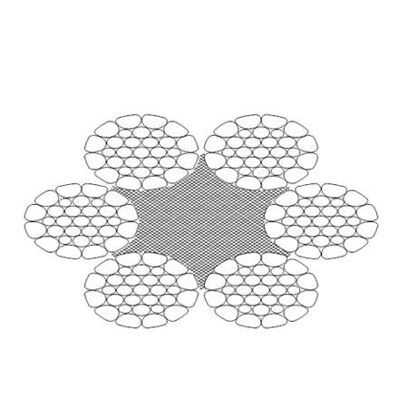 Triangular strand wire rope
